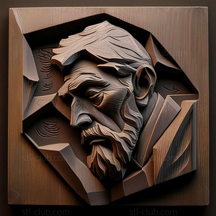 3D model Max Weber American artist (STL)
